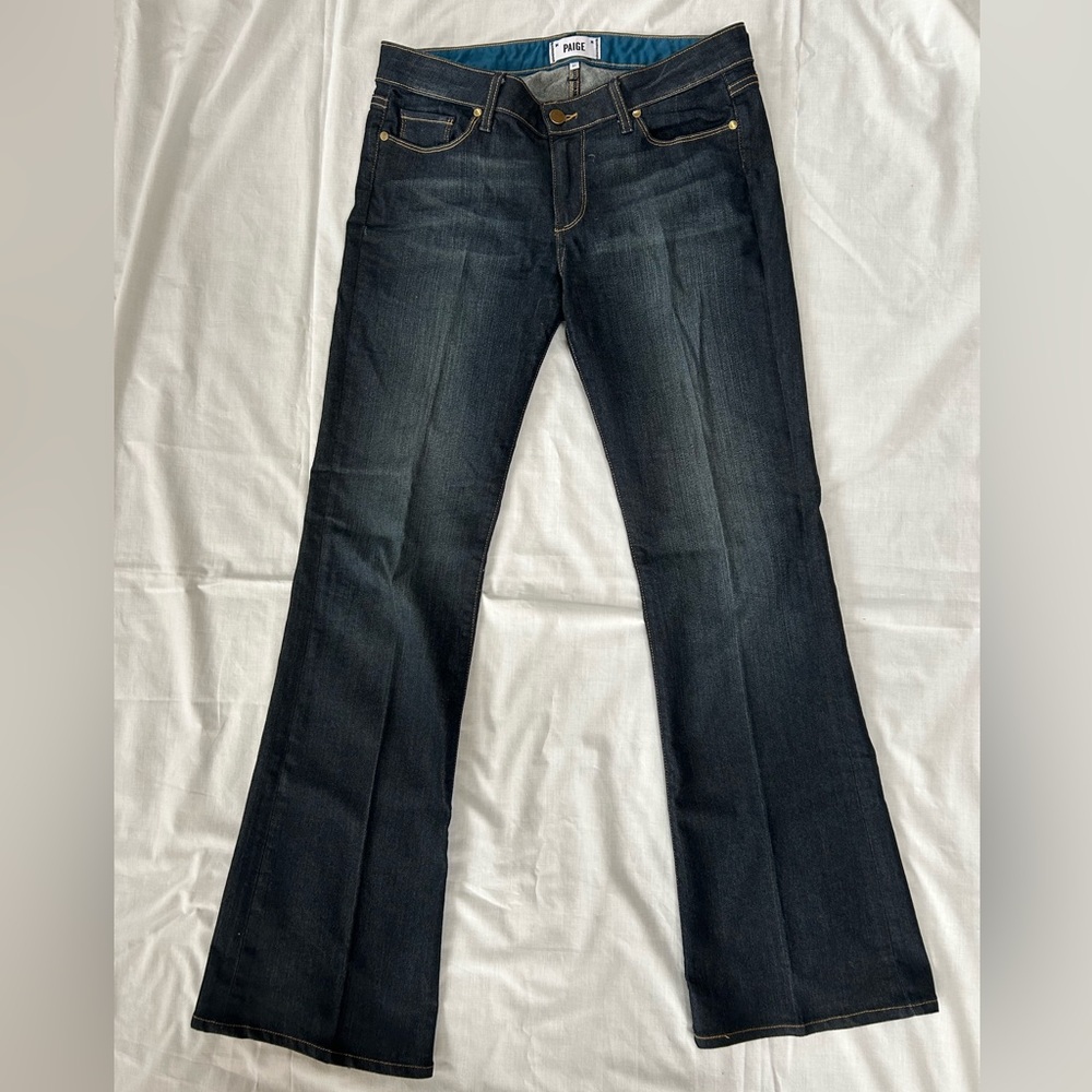 PAIGE Skyline Boot Dark Indigo Jeans